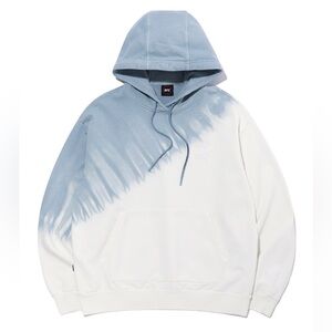 UFC Sport Unisex Ultiman Tie Dye Hoodie Palace Blue white Size Large NEW